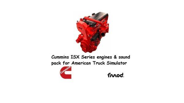 Cummins ISX engines and sounds pack v 2.2 (1.44 &#8211; 1.49)